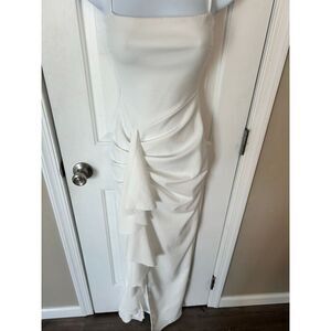 Winsor white maxi dress size xs sexy classy wedding or prom